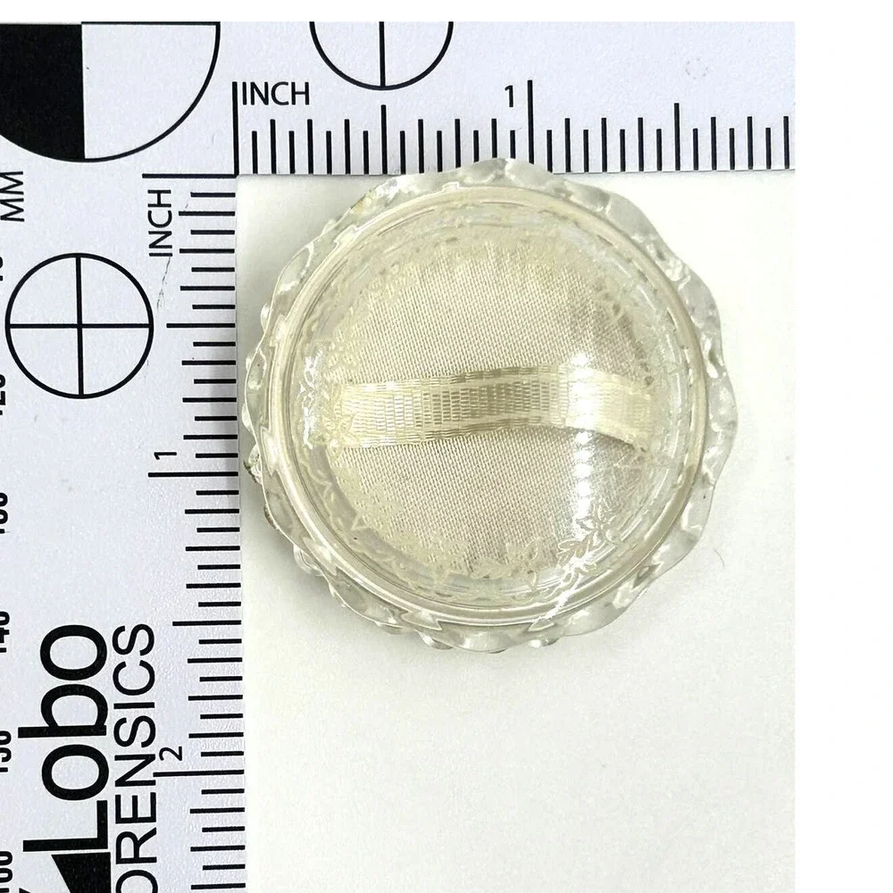 Vintage Clear Lucite MCM Baby Ring Presentation Box